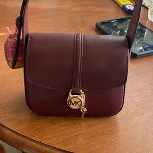 Michael Kors Burgundy Crossbody Bag